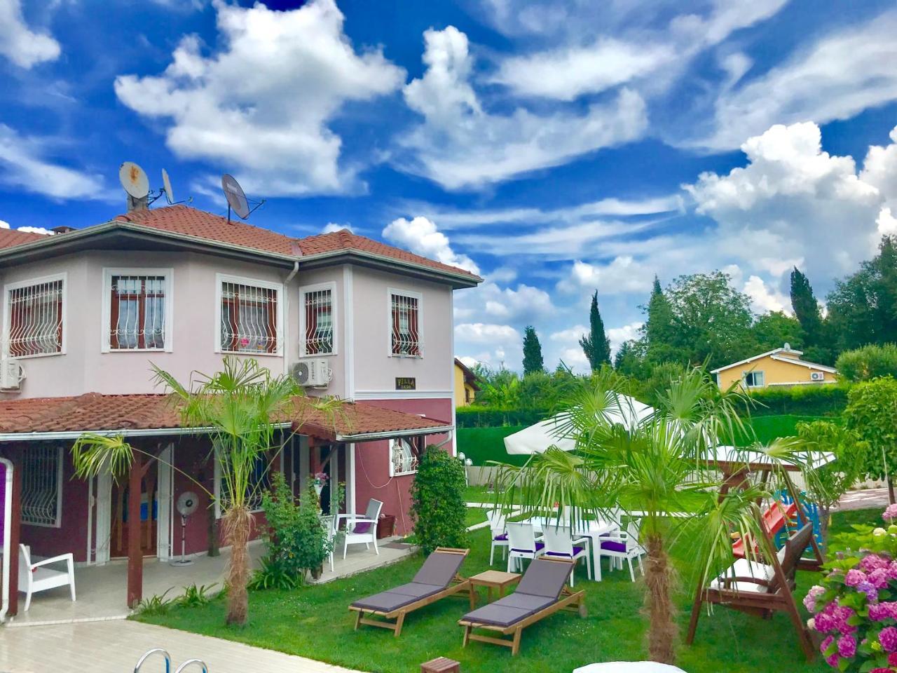 Villa Bade Sicak Havuzlu Сапанча Экстерьер фото